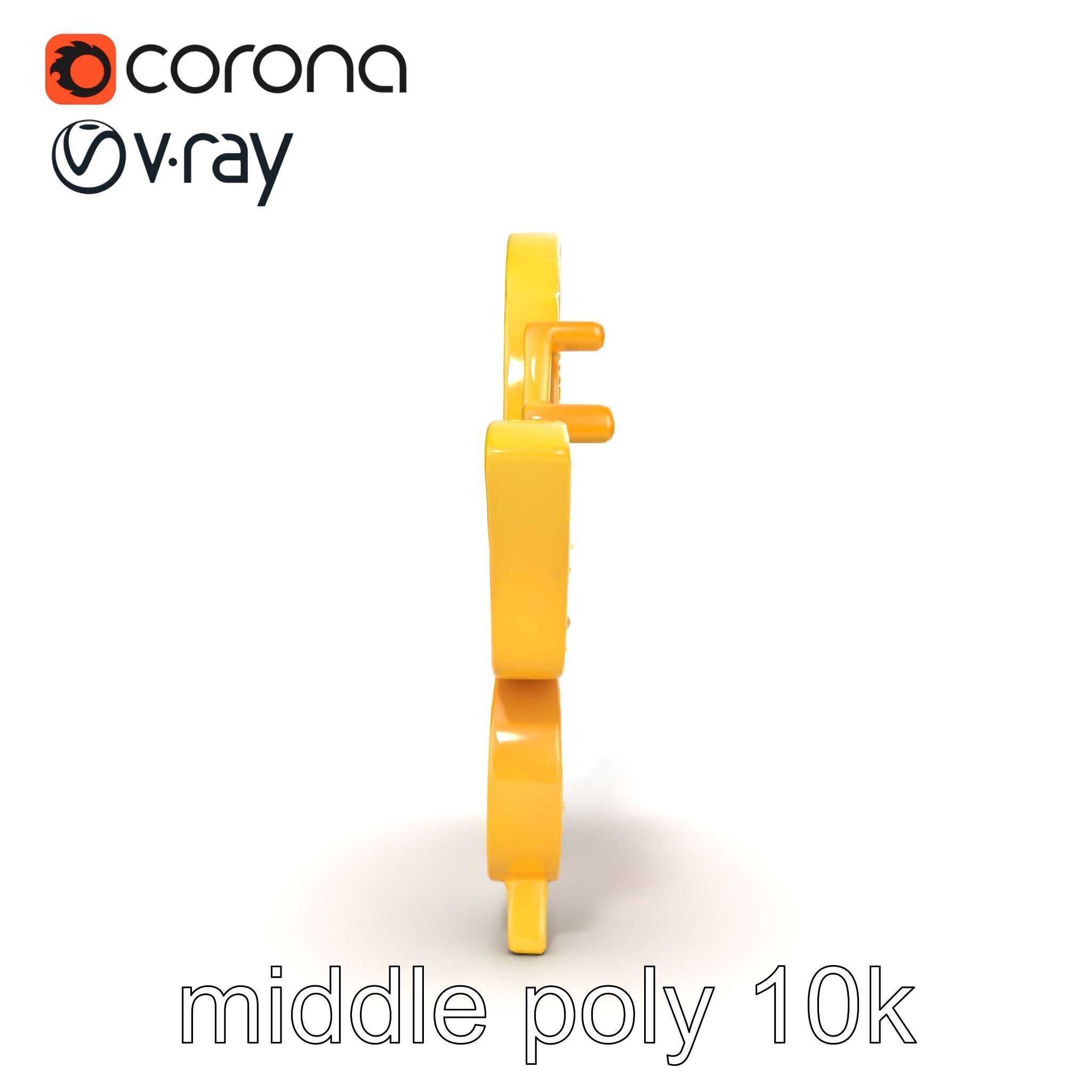 Butterfly Gemstone Brooch Elegance model pack Low-poly 3D model_13