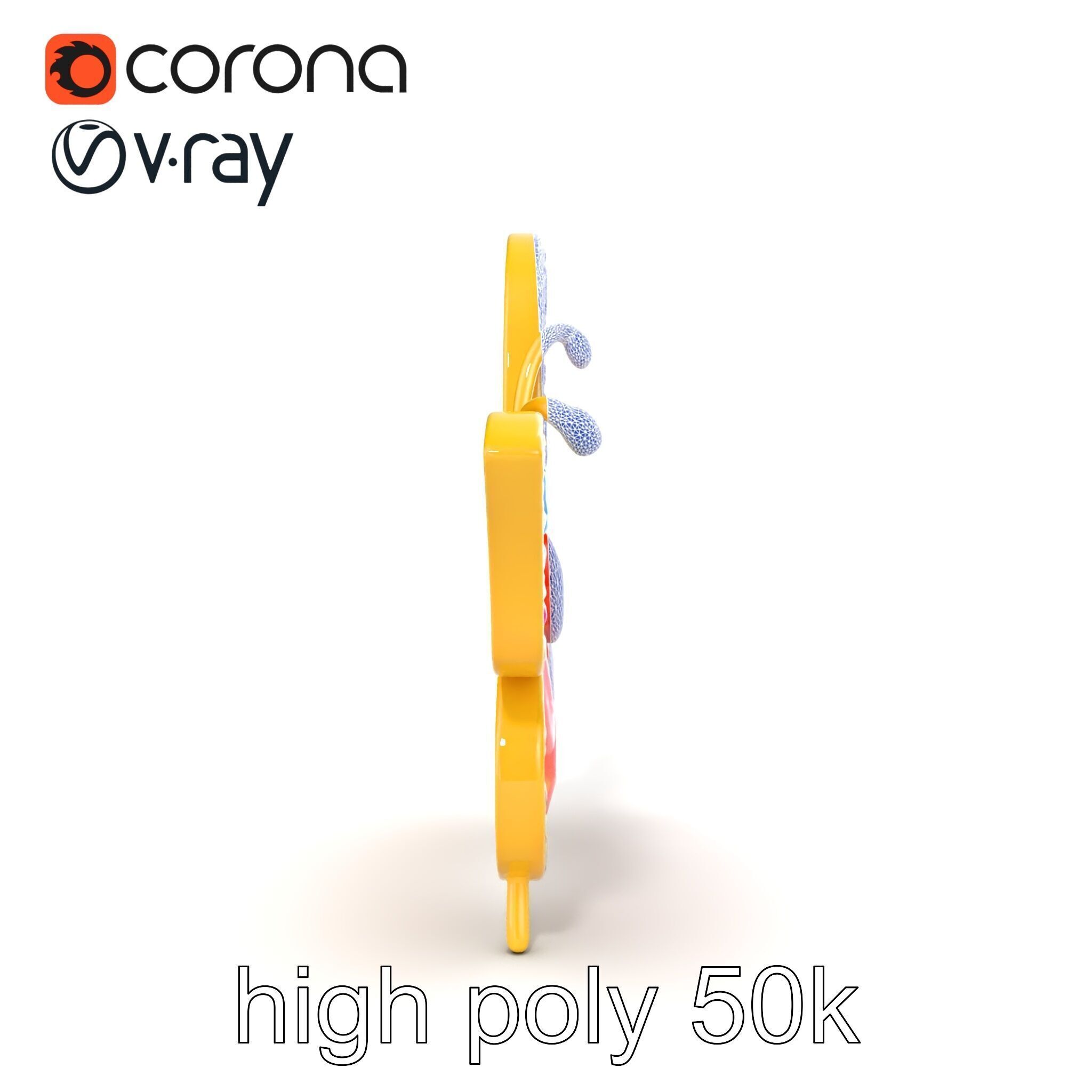 Butterfly Gemstone Brooch Elegance model pack Low-poly 3D model_14