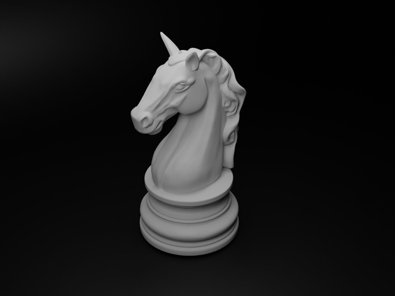 horse Animal Chess 3D print model_2