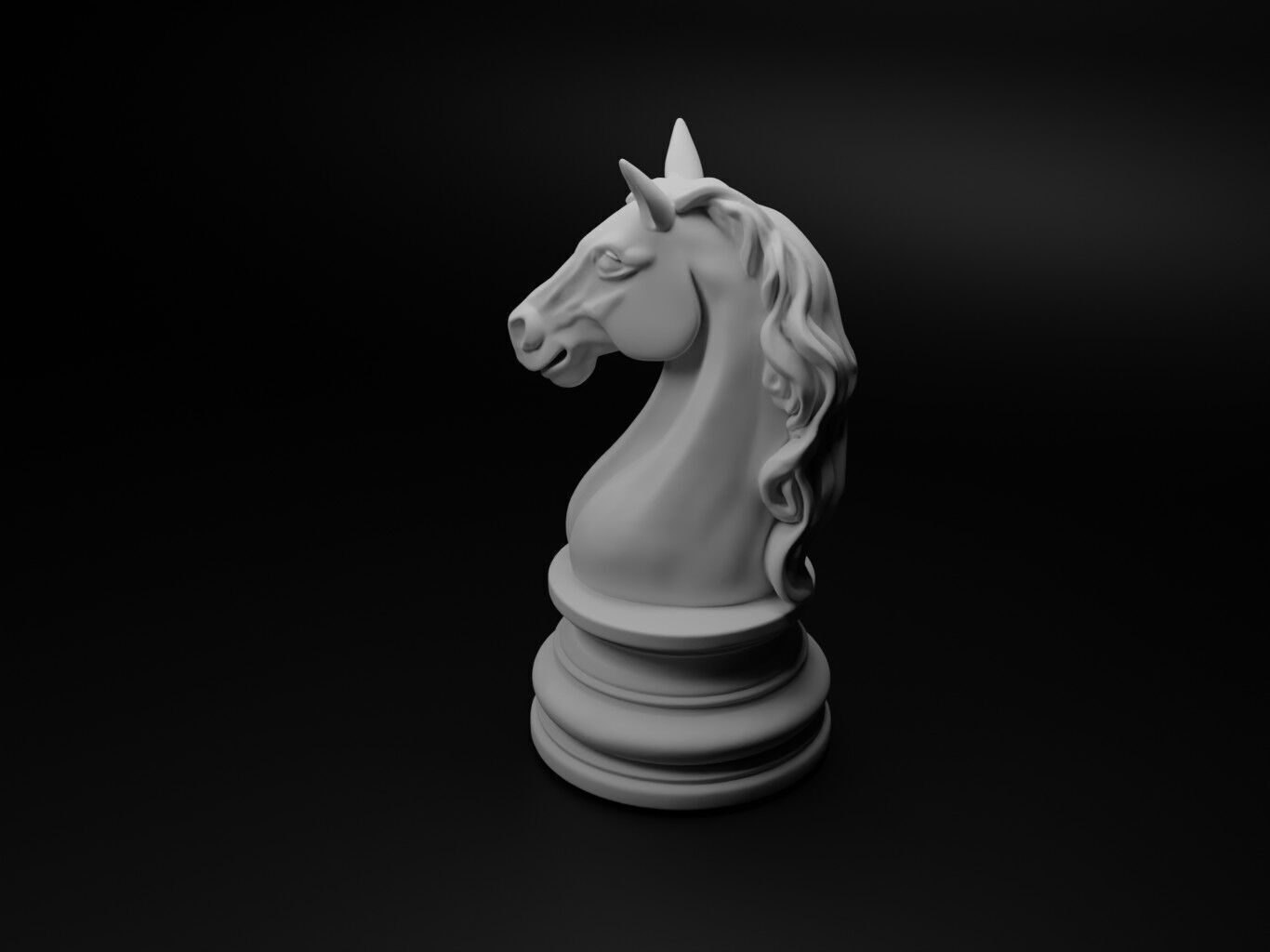 horse Animal Chess 3D print model_1