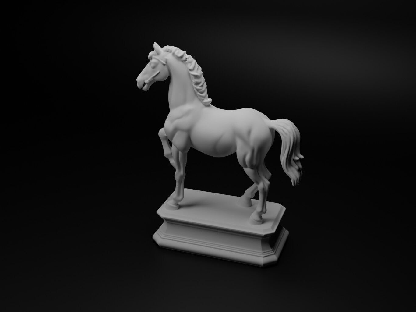 horse Animal Chess 3D print model_1