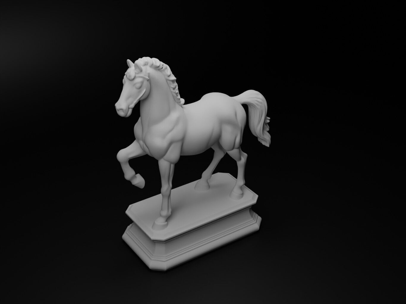 horse Animal Chess 3D print model_2