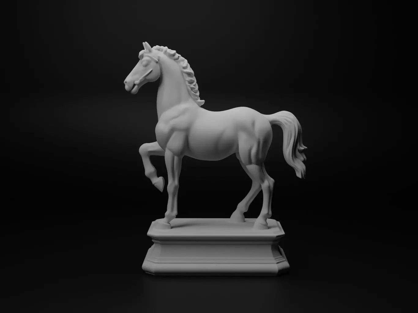 horse Animal Chess 3D print model_0