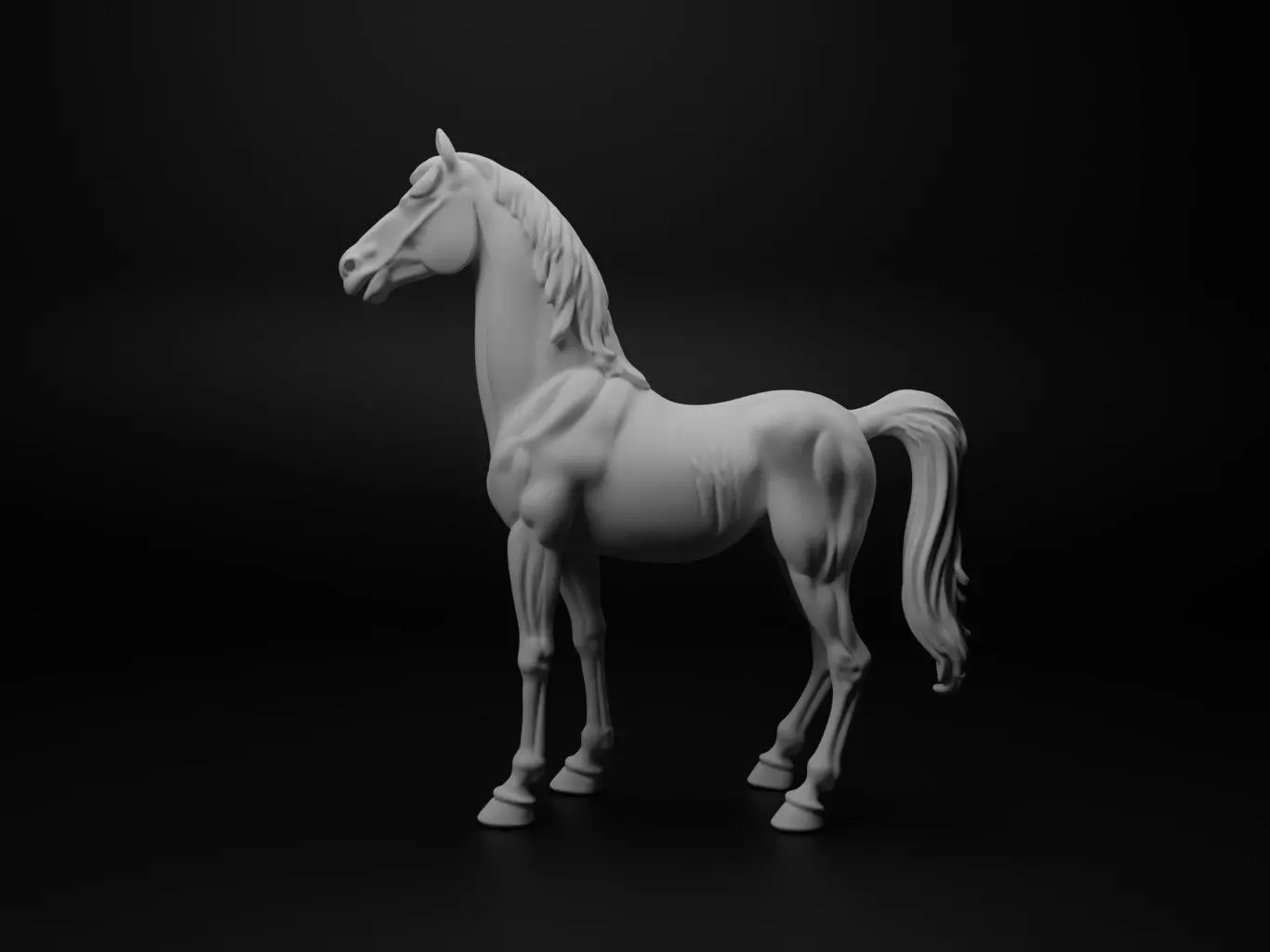horse Animal Chess 3D print model_0