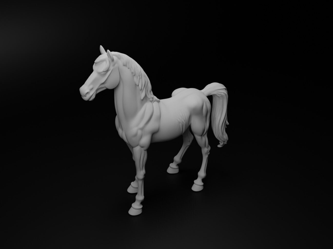 horse Animal Chess 3D print model_2