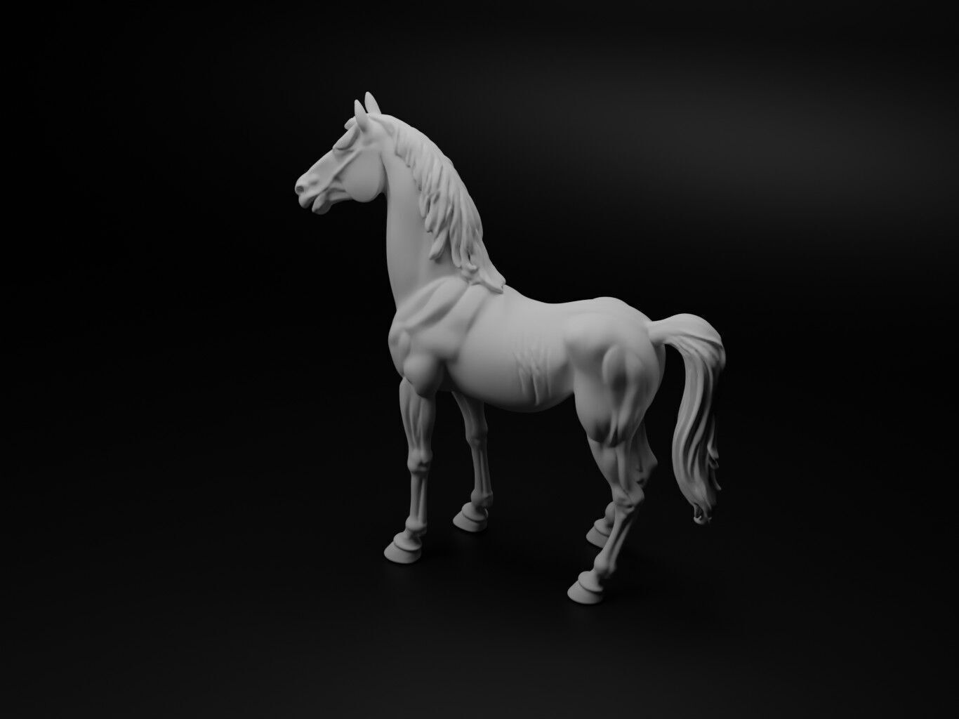 horse Animal Chess 3D print model_1