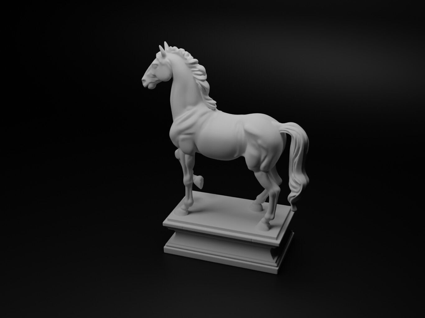 horse Animal Chess 3D print model_1