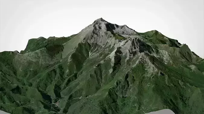 Mountain landscape Pania della Croce Italy