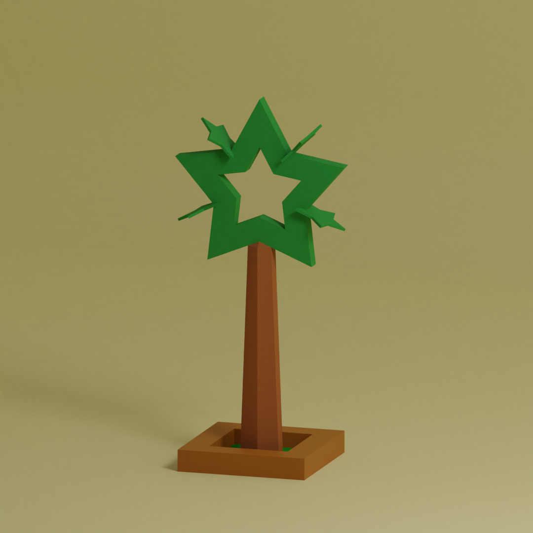 Low Poly Trees Collection - 25 trees pack 5 Low-poly 3D model_11