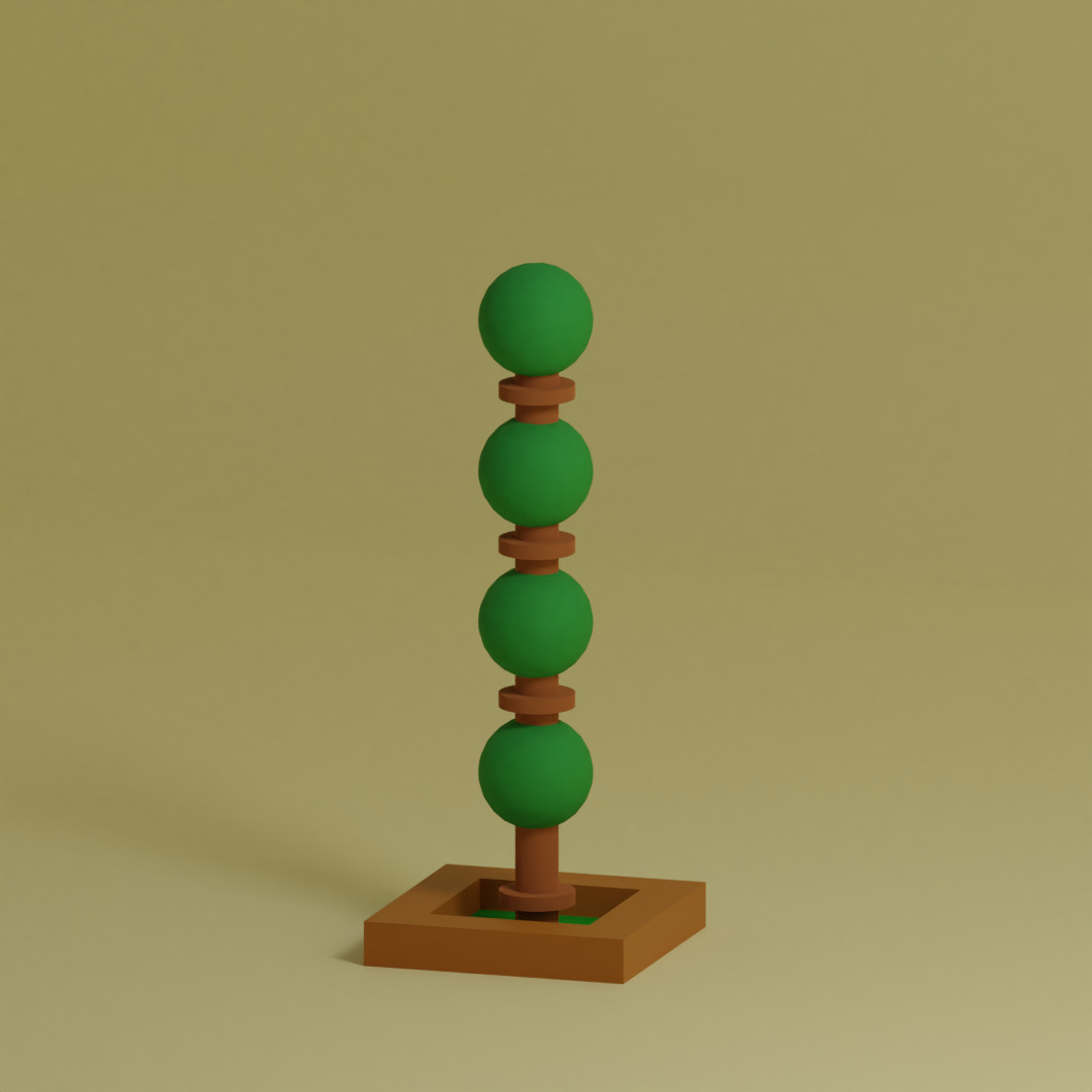 Low Poly Trees Collection - 25 trees pack 5 Low-poly 3D model_12