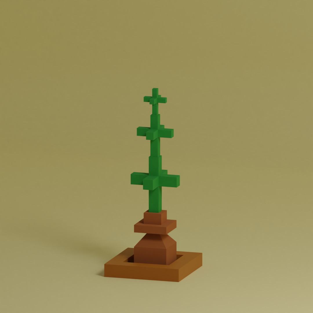 Low Poly Trees Collection - 25 trees pack 5 Low-poly 3D model_23