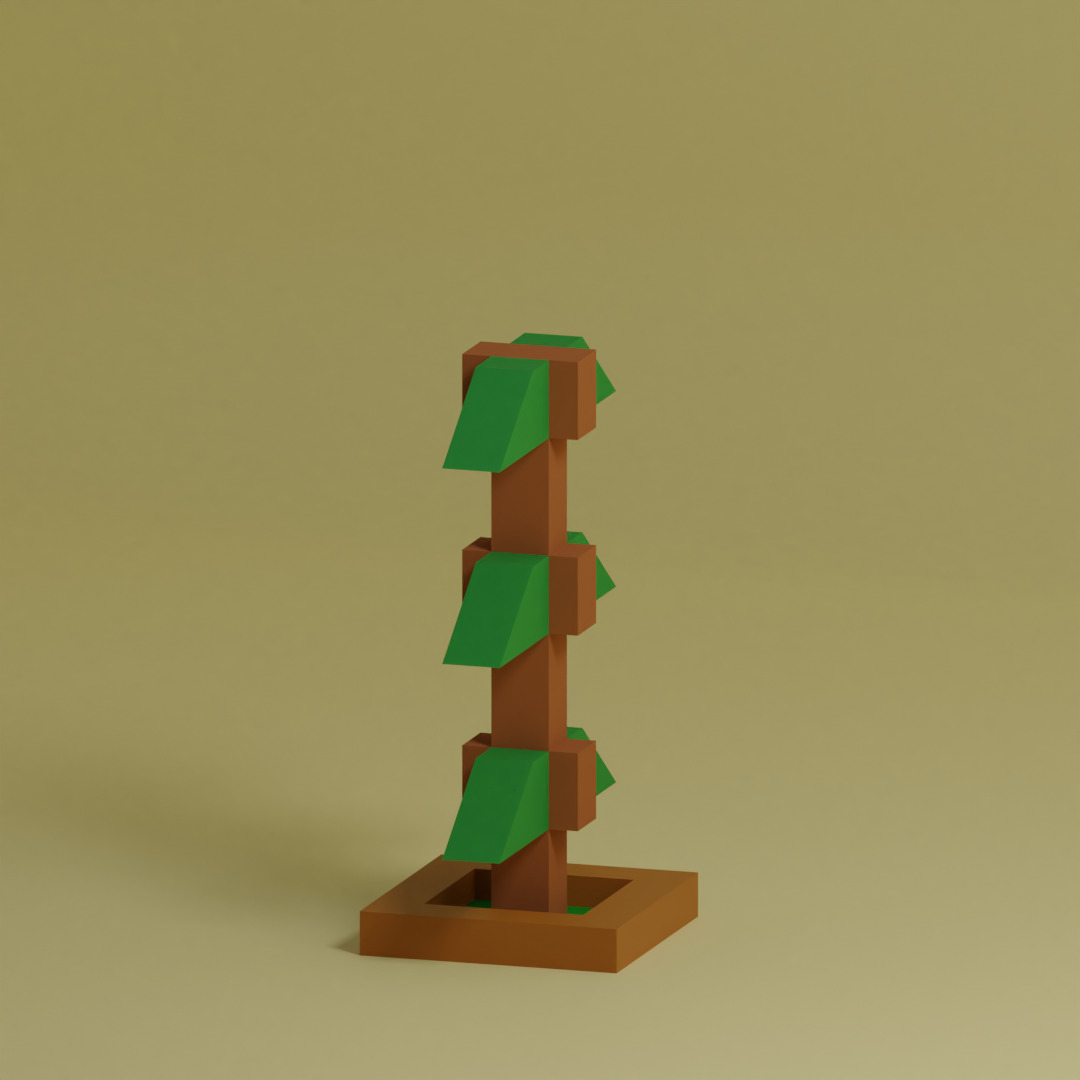 Low Poly Trees Collection - 25 trees pack 5 Low-poly 3D model_25