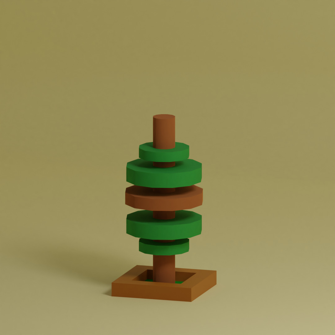 Low Poly Trees Collection - 25 trees pack 5 Low-poly 3D model_8