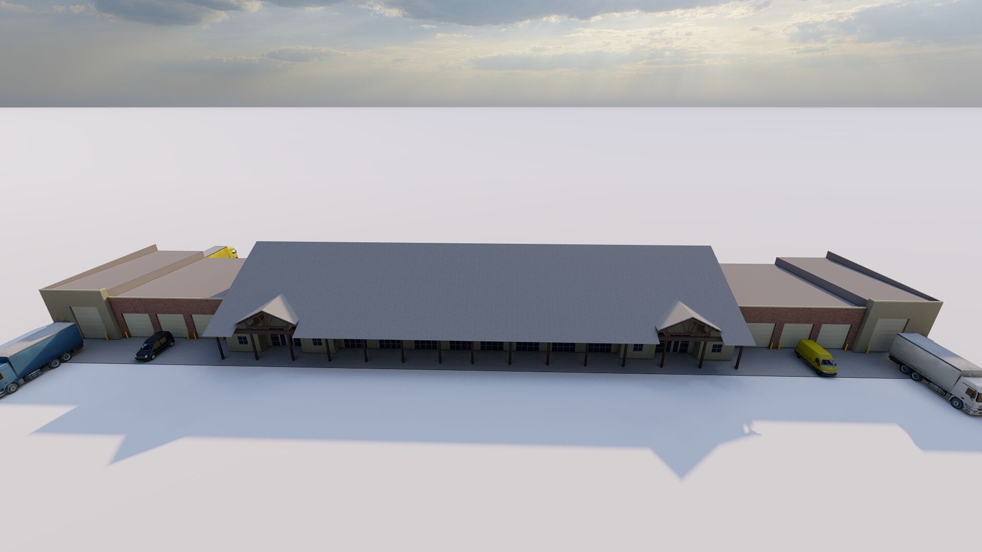Warehouse-Warehouse Building 3D model_6