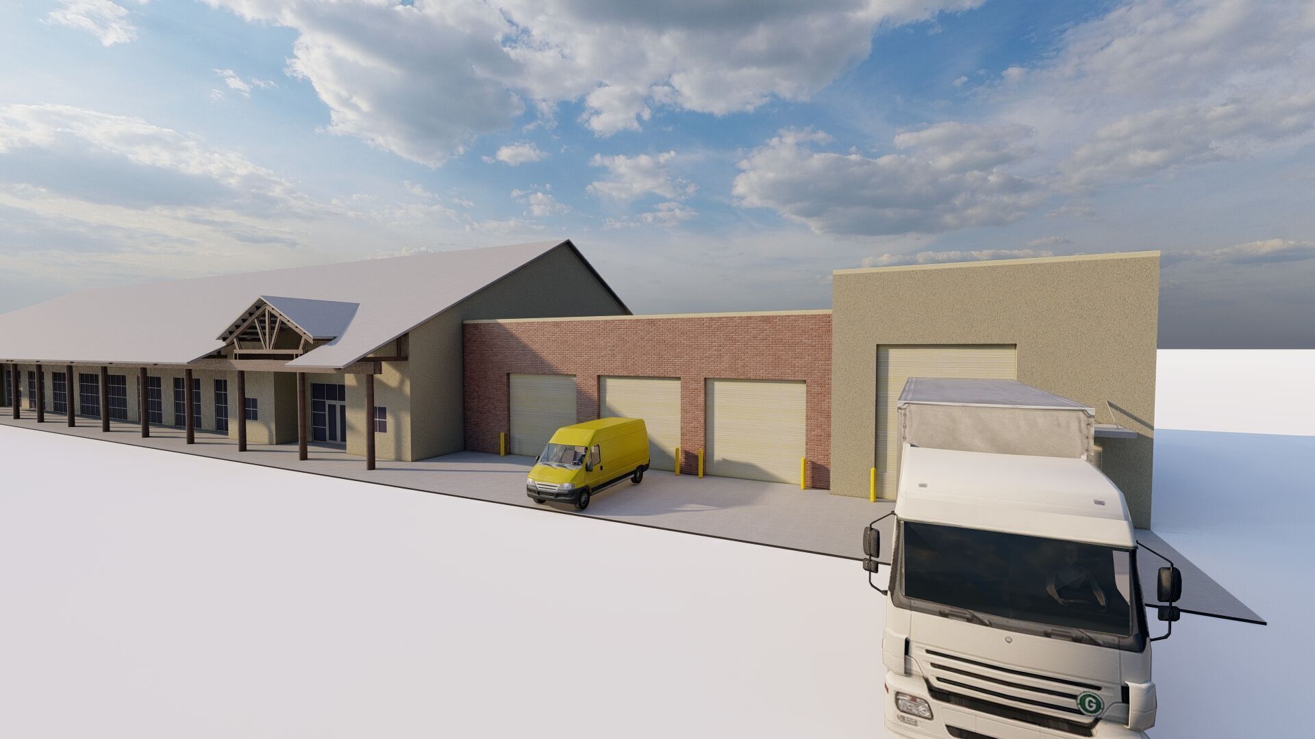 Warehouse-Warehouse Building 3D model_12