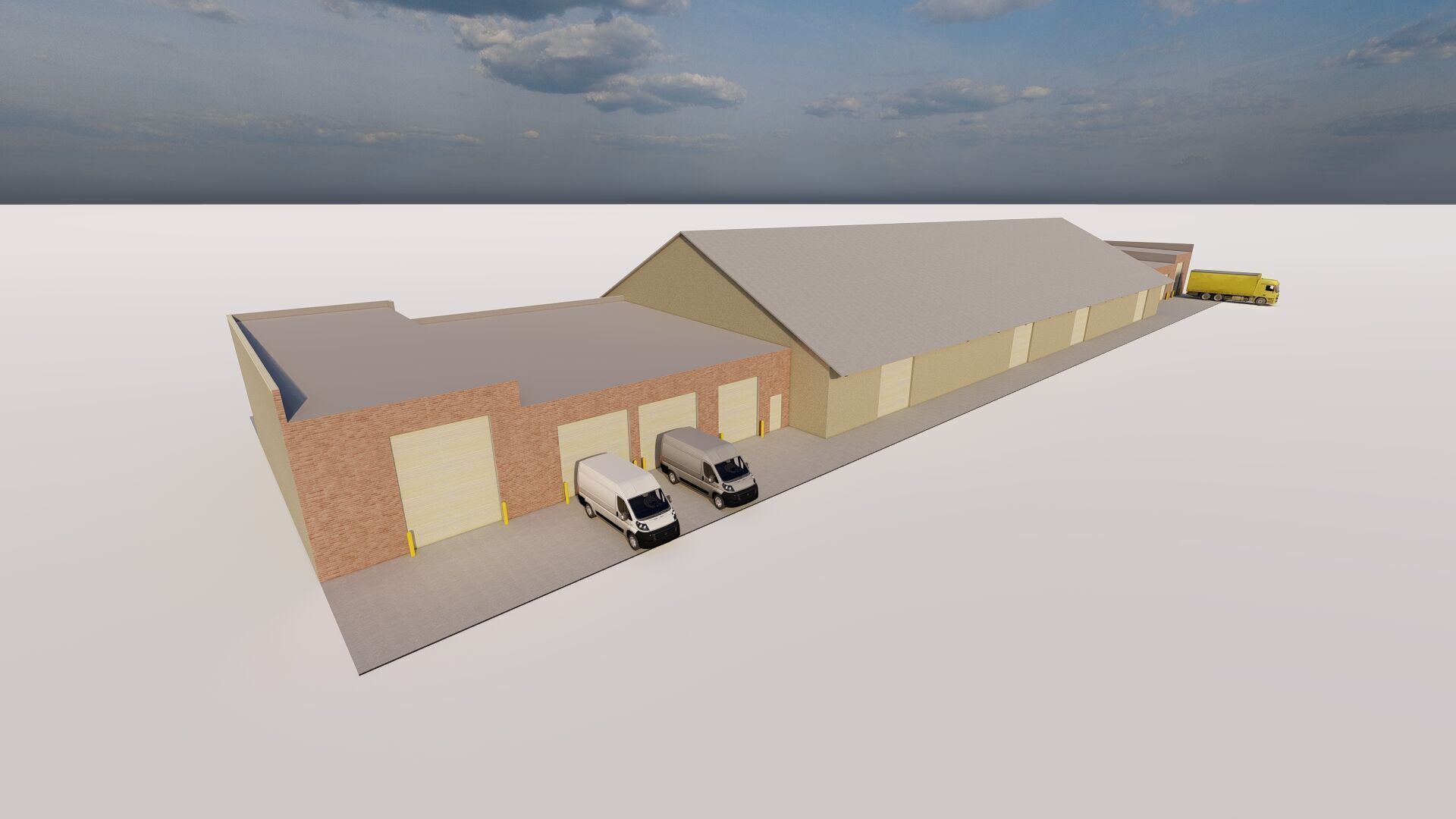 Warehouse-Warehouse Building 3D model_8