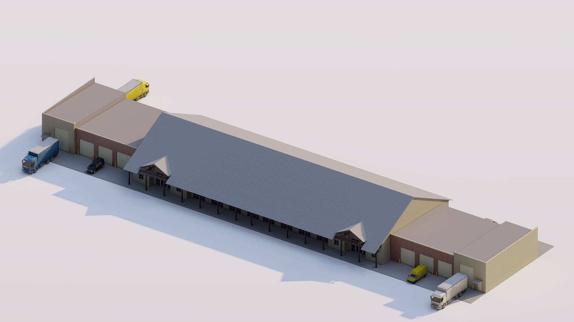 Warehouse-Warehouse Building 3D model_13