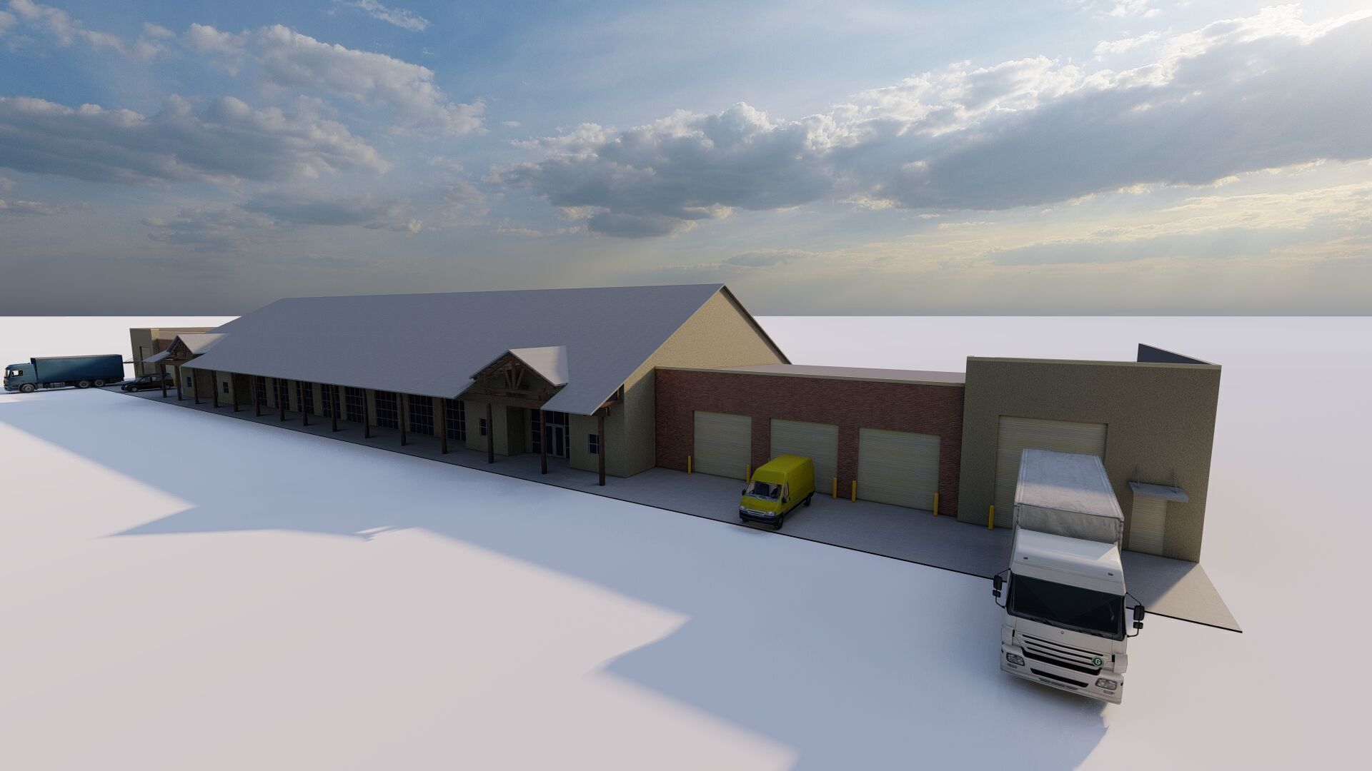Warehouse-Warehouse Building 3D model_5