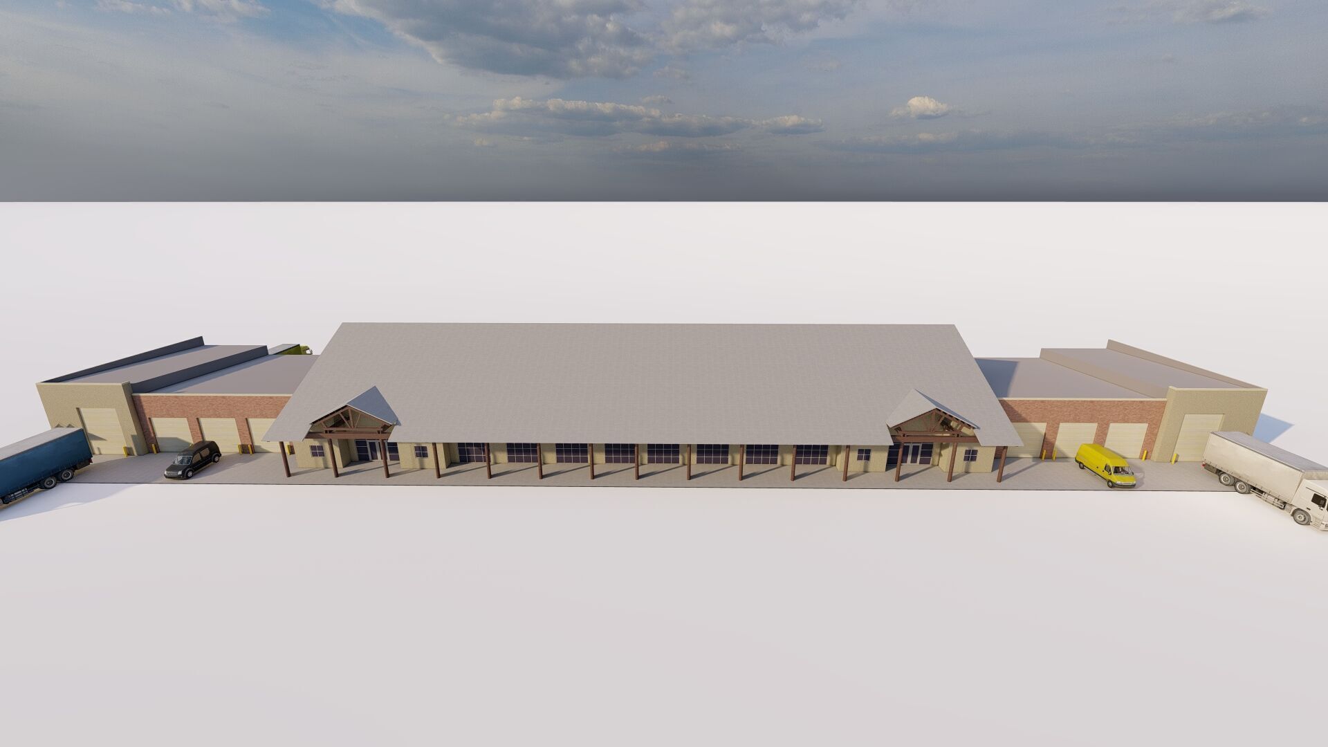 Warehouse-Warehouse Building 3D model_9