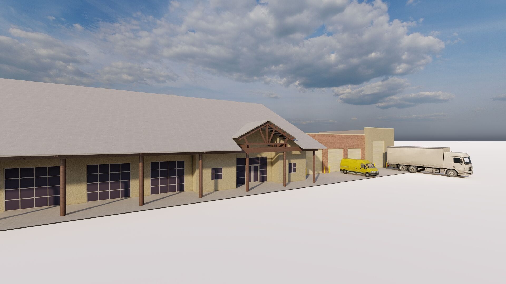 Warehouse-Warehouse Building 3D model_11