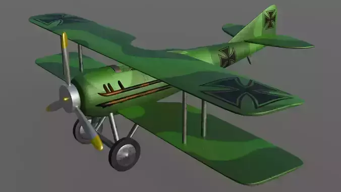 Airplane Spad 7 Jasta 38