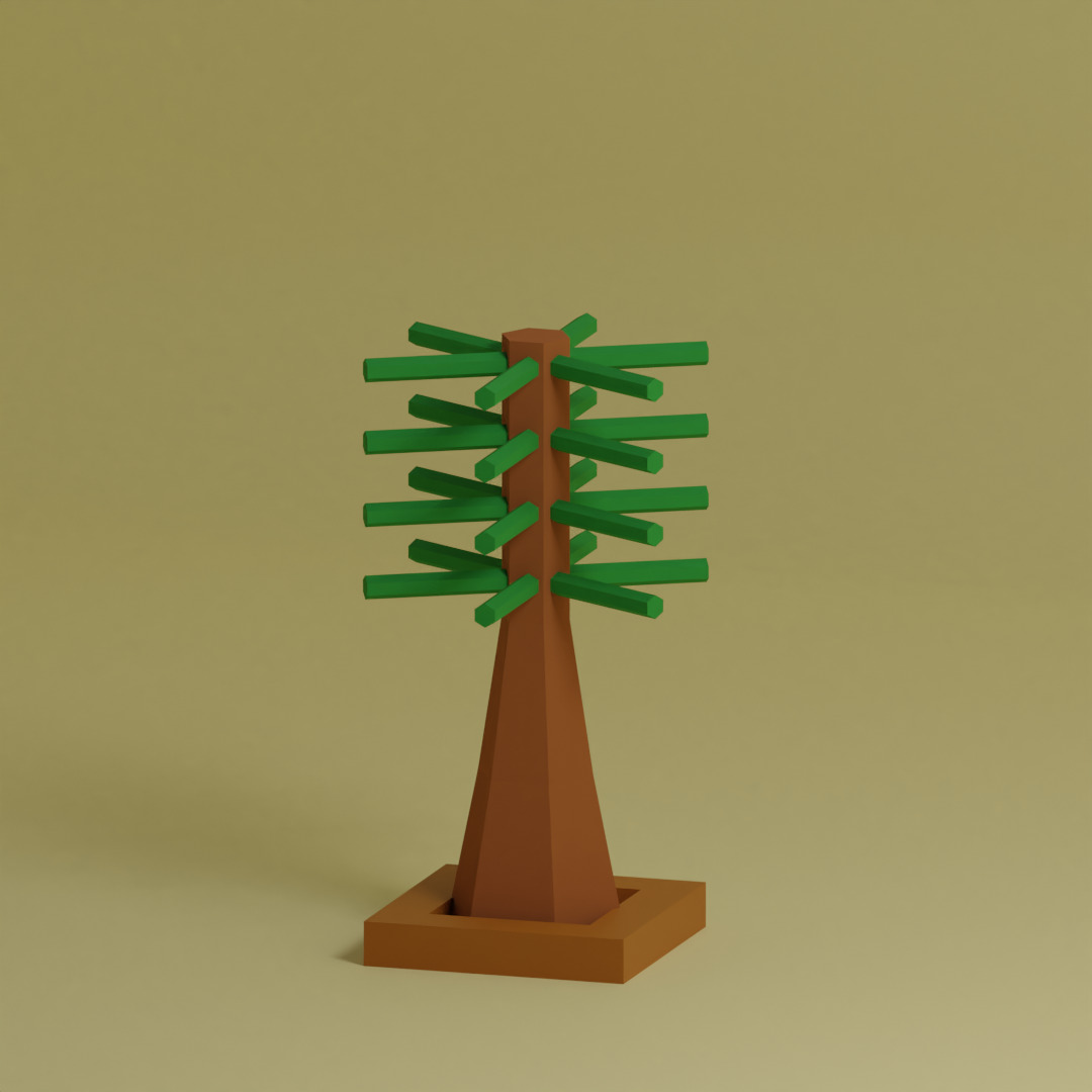 Low Poly Trees Collection - 25 trees pack 6 Low-poly 3D model_6