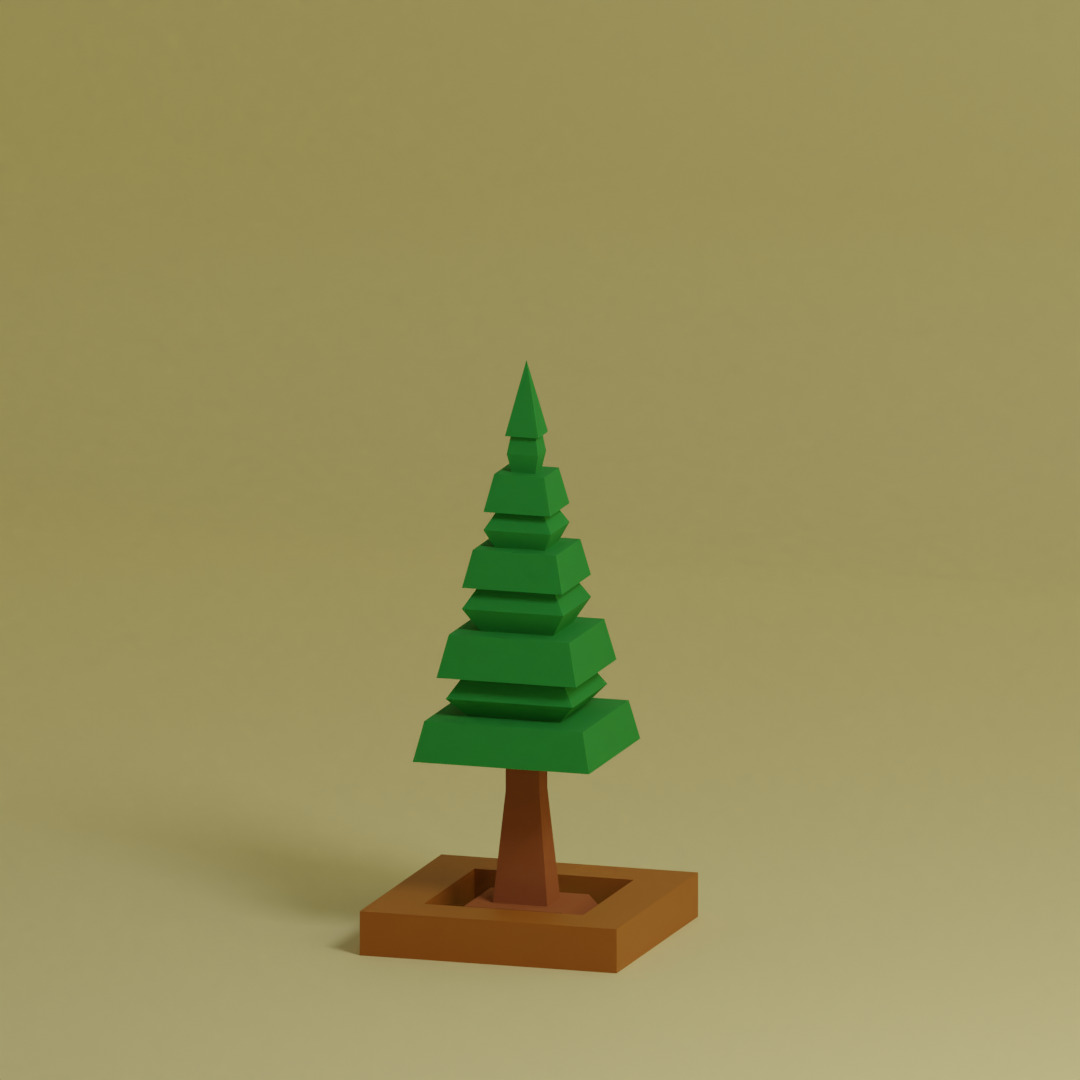 Low Poly Trees Collection - 25 trees pack 6 Low-poly 3D model_14
