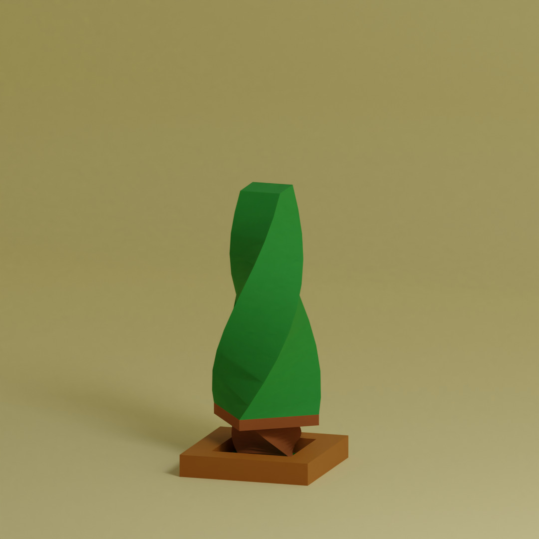Low Poly Trees Collection - 25 trees pack 6 Low-poly 3D model_22