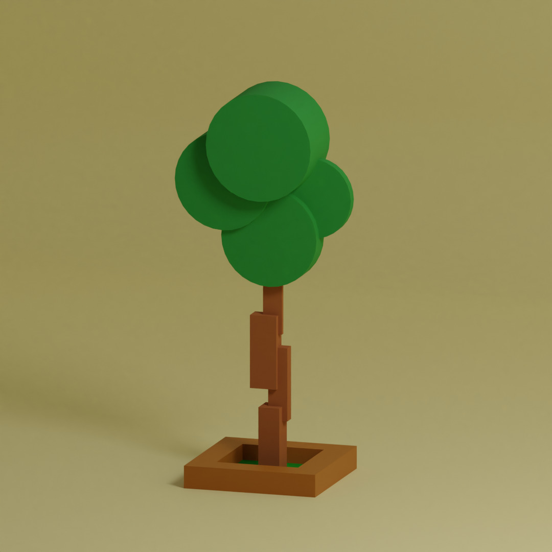 Low Poly Trees Collection - 25 trees pack 6 Low-poly 3D model_26