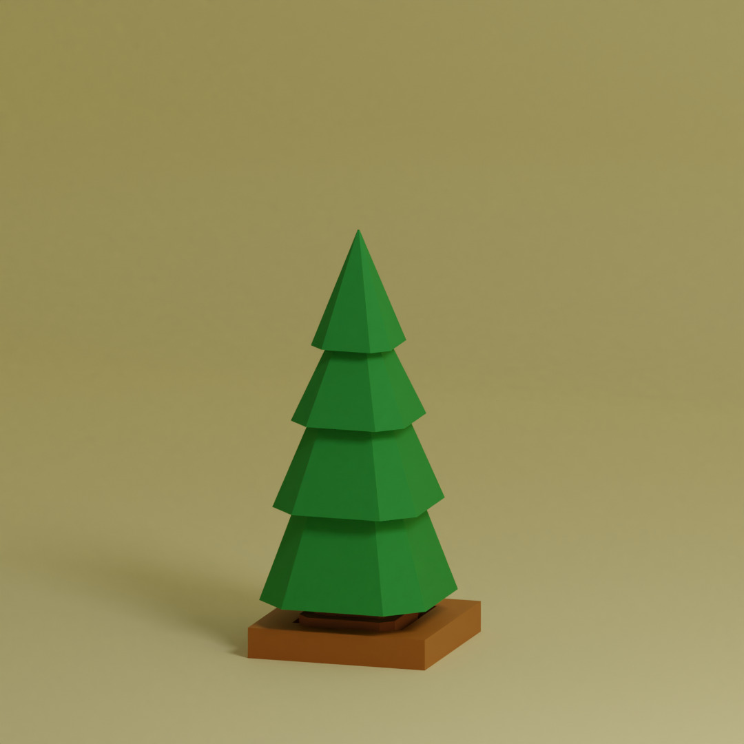 Low Poly Trees Collection - 25 trees pack 6 Low-poly 3D model_18