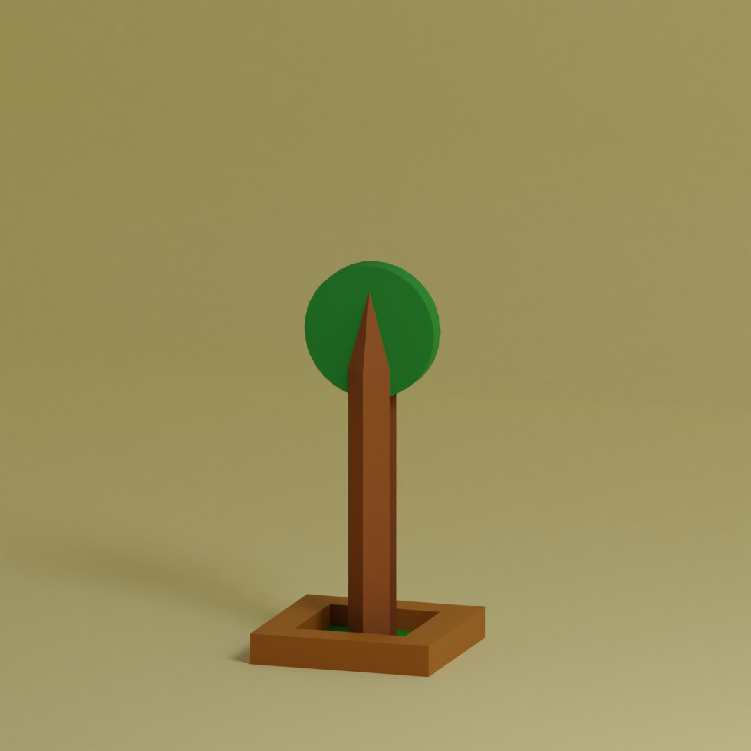 Low Poly Trees Collection - 25 trees pack 6 Low-poly 3D model_25