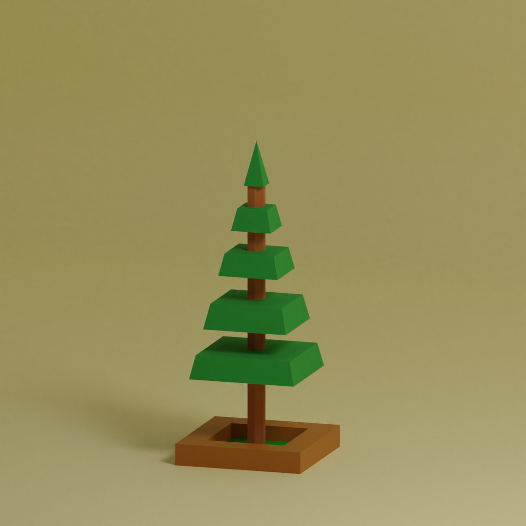 Low Poly Trees Collection - 25 trees pack 6 Low-poly 3D model_13