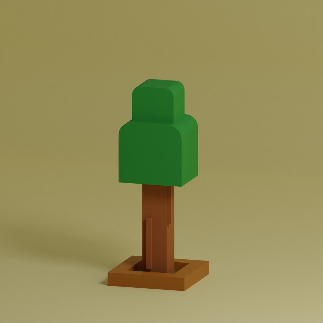 Low Poly Trees Collection - 25 trees pack 6 Low-poly 3D model_17