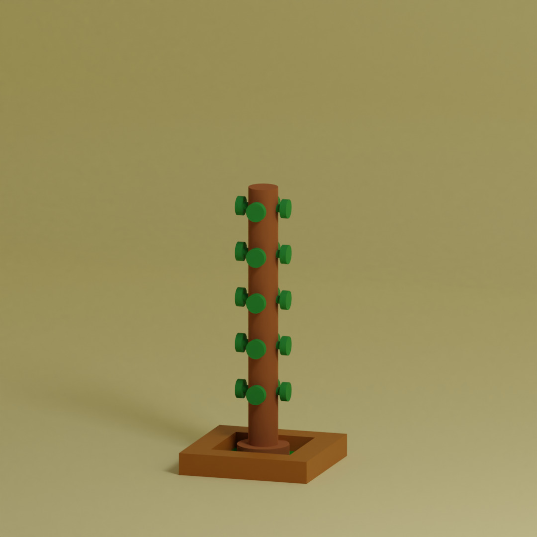 Low Poly Trees Collection - 25 trees pack 6 Low-poly 3D model_23