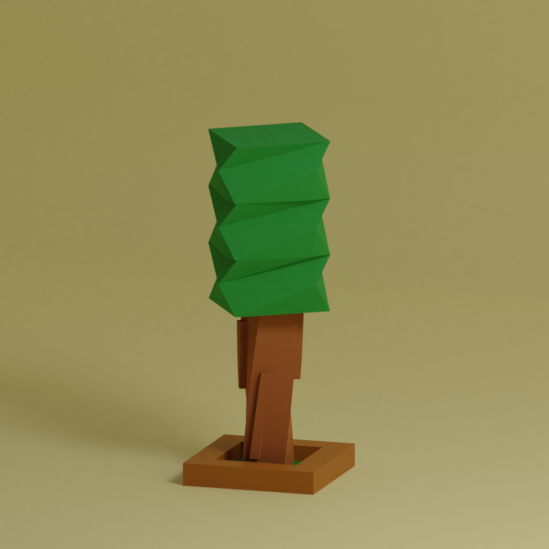 Low Poly Trees Collection - 25 trees pack 6 Low-poly 3D model_28