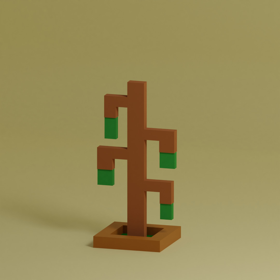 Low Poly Trees Collection - 25 trees  pack 7 Low-poly 3D model_13