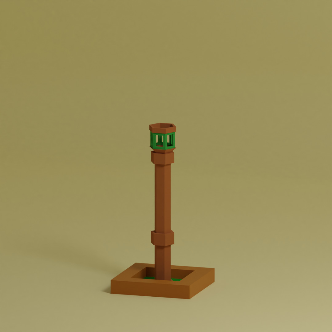 Low Poly Trees Collection - 25 trees  pack 7 Low-poly 3D model_19