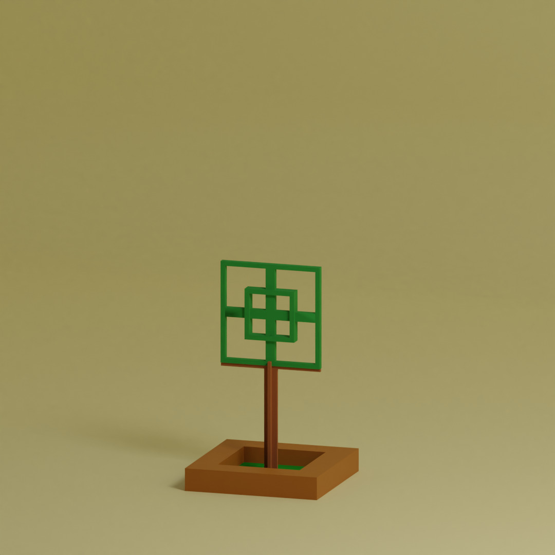 Low Poly Trees Collection - 25 trees  pack 7 Low-poly 3D model_29