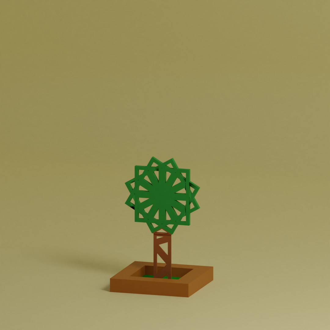 Low Poly Trees Collection - 25 trees  pack 7 Low-poly 3D model_30