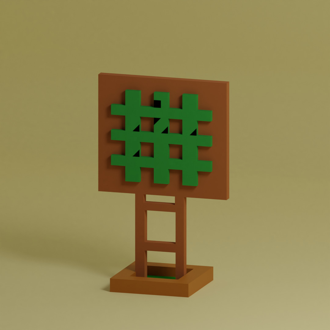 Low Poly Trees Collection - 25 trees  pack 7 Low-poly 3D model_9