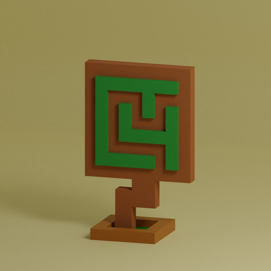 Low Poly Trees Collection - 25 trees  pack 7 Low-poly 3D model_8