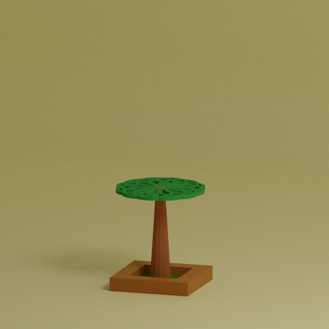 Low Poly Trees Collection - 25 trees  pack 7 Low-poly 3D model_27
