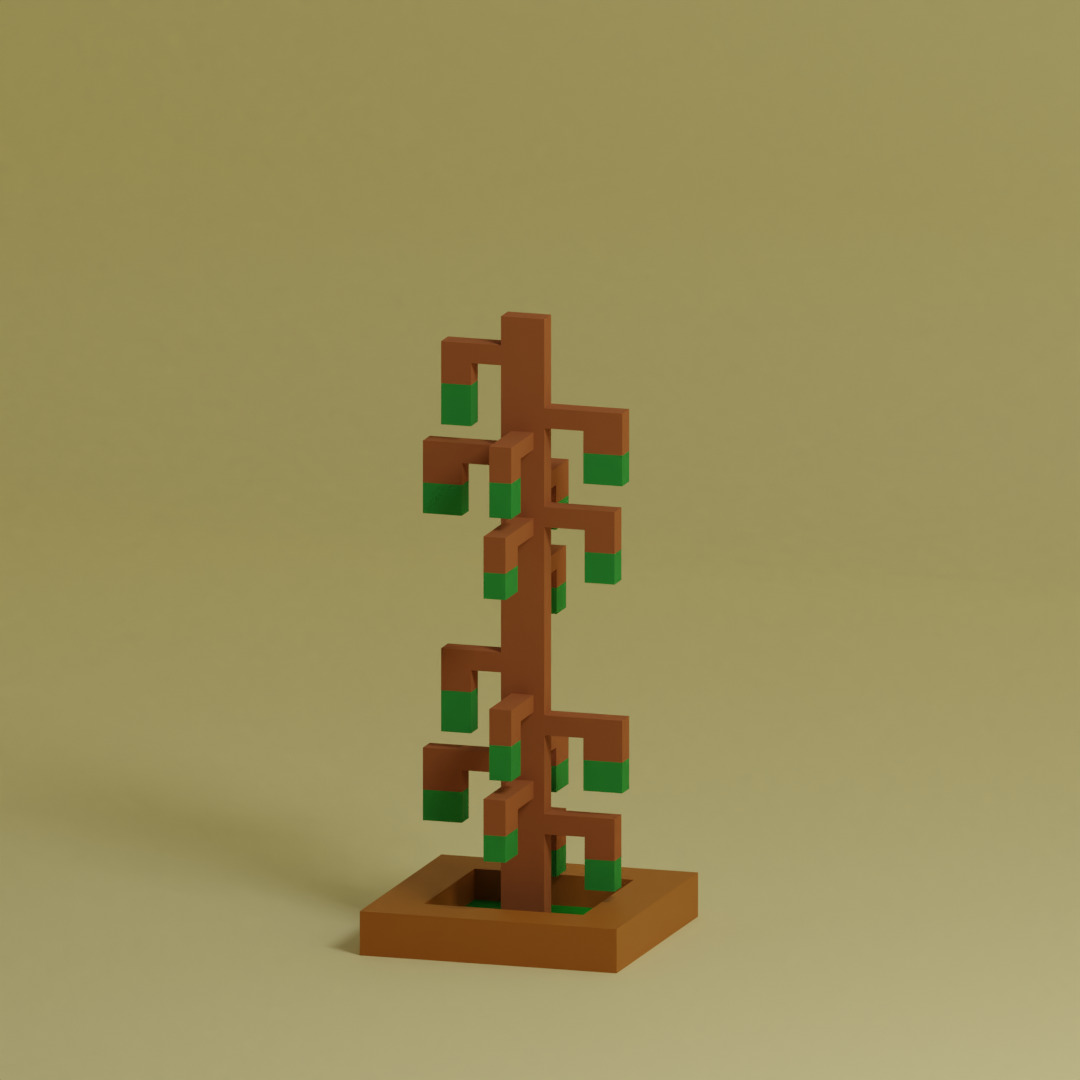 Low Poly Trees Collection - 25 trees  pack 7 Low-poly 3D model_14