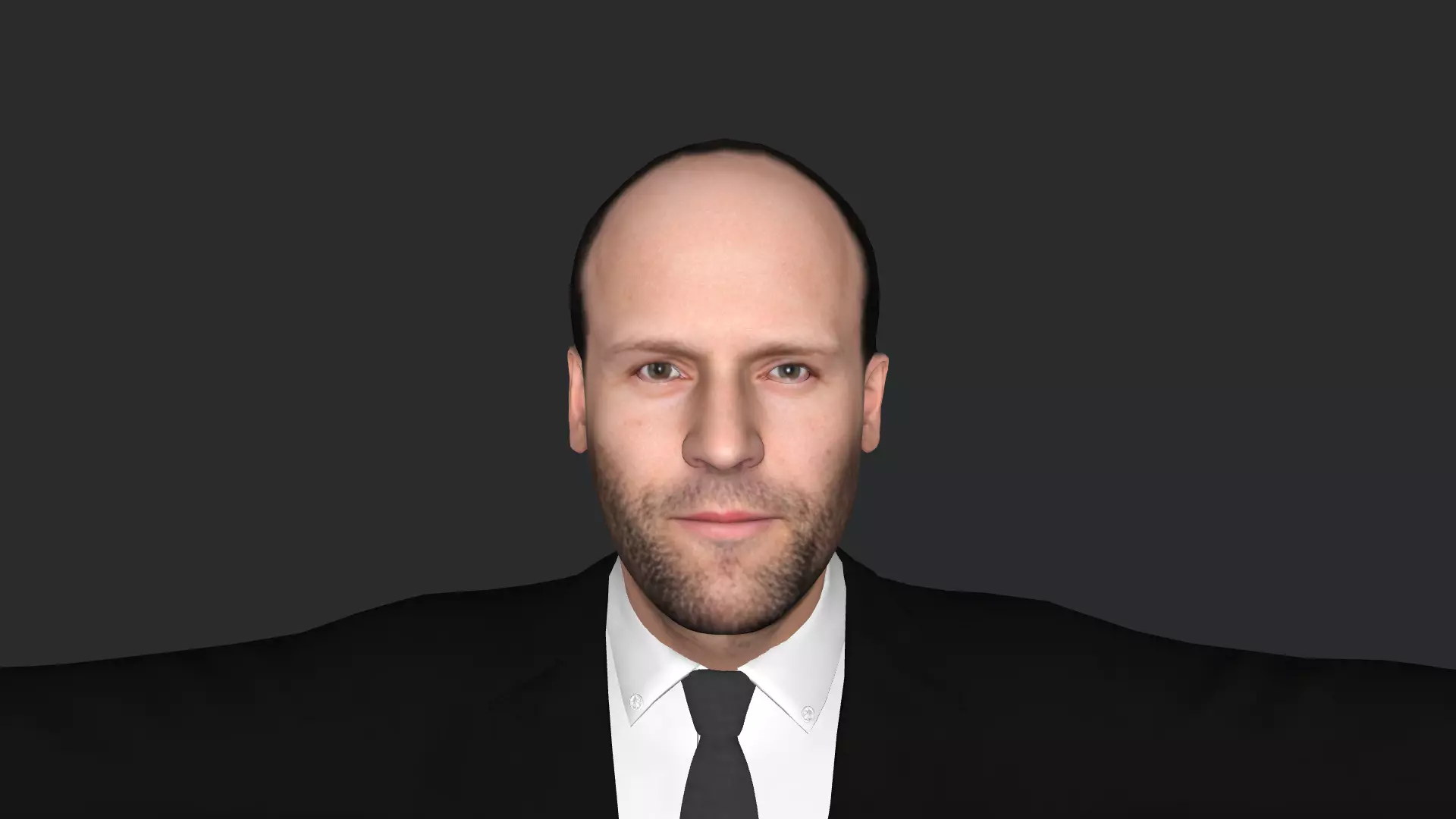 Jason Statham Hyper Realistic Full Body  Rigged 3D Character 3D model_0