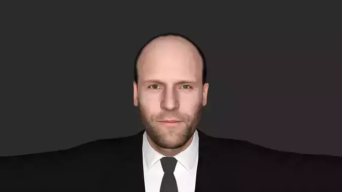 Jason Statham Hyper Realistic Full Body  Rigged 3D Character