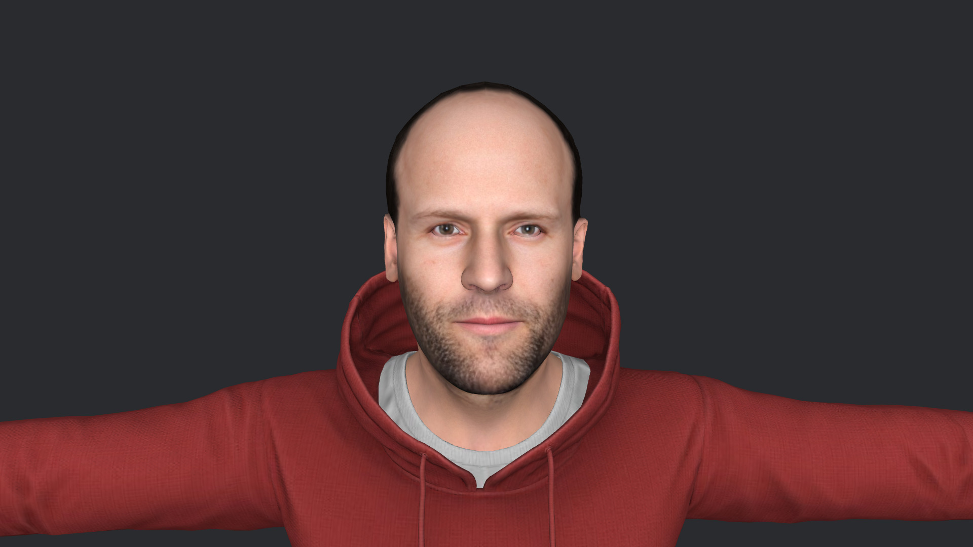 Jason Statham Hyper Realistic Full Body  Rigged 3D Character 3D model_7