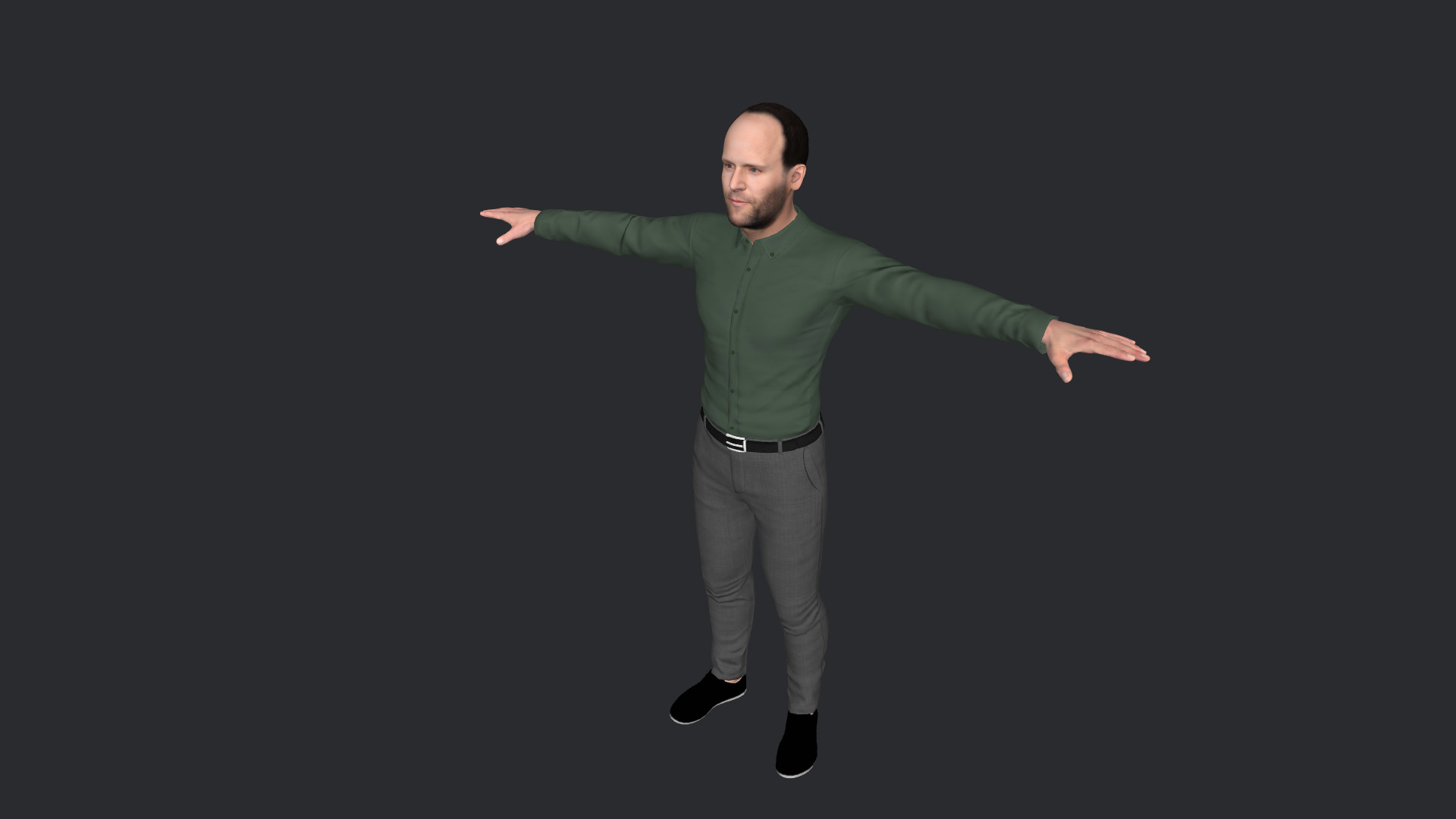 Jason Statham Hyper Realistic Full Body  Rigged 3D Character 3D model_23