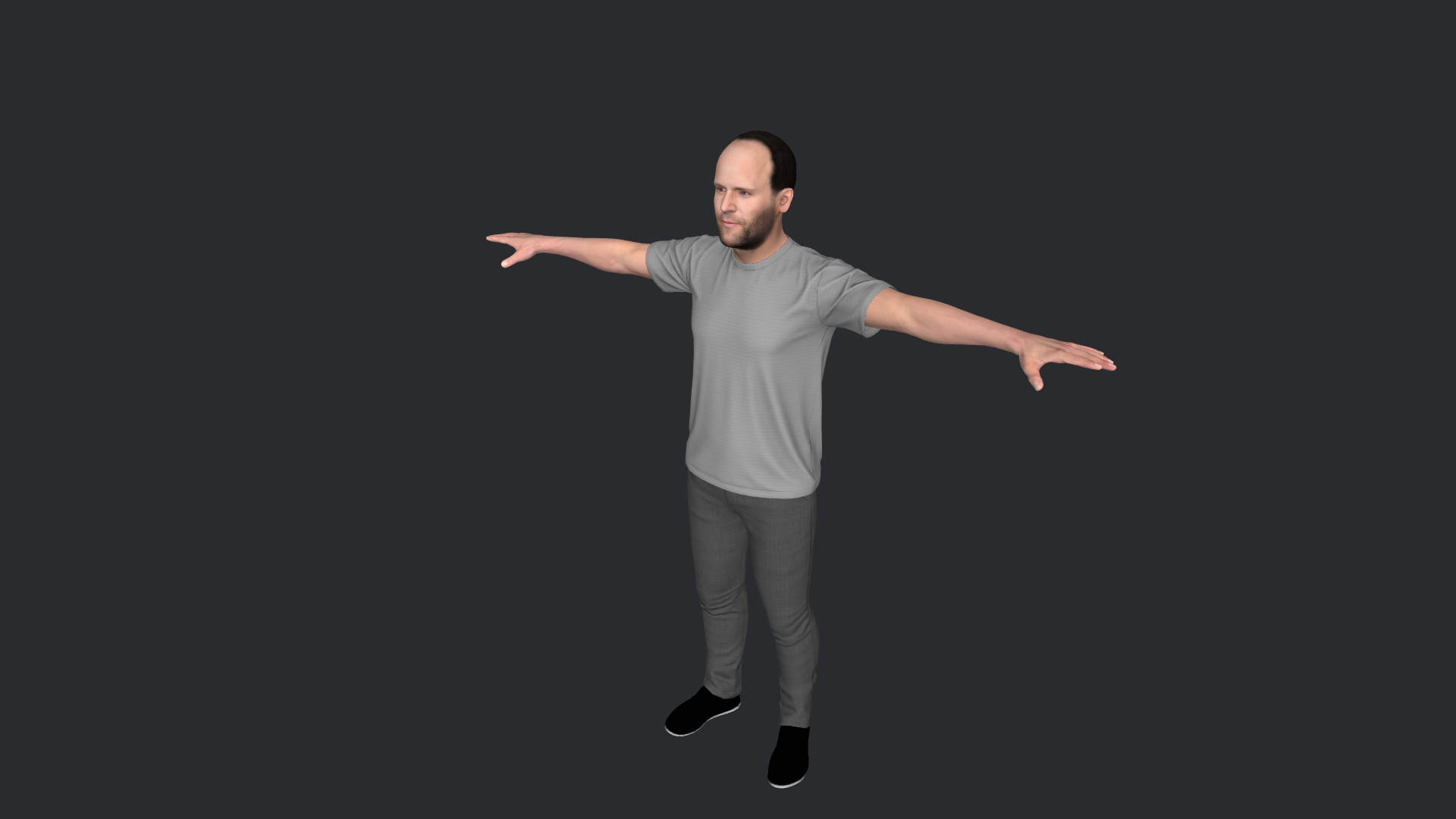 Jason Statham Hyper Realistic Full Body  Rigged 3D Character 3D model_16