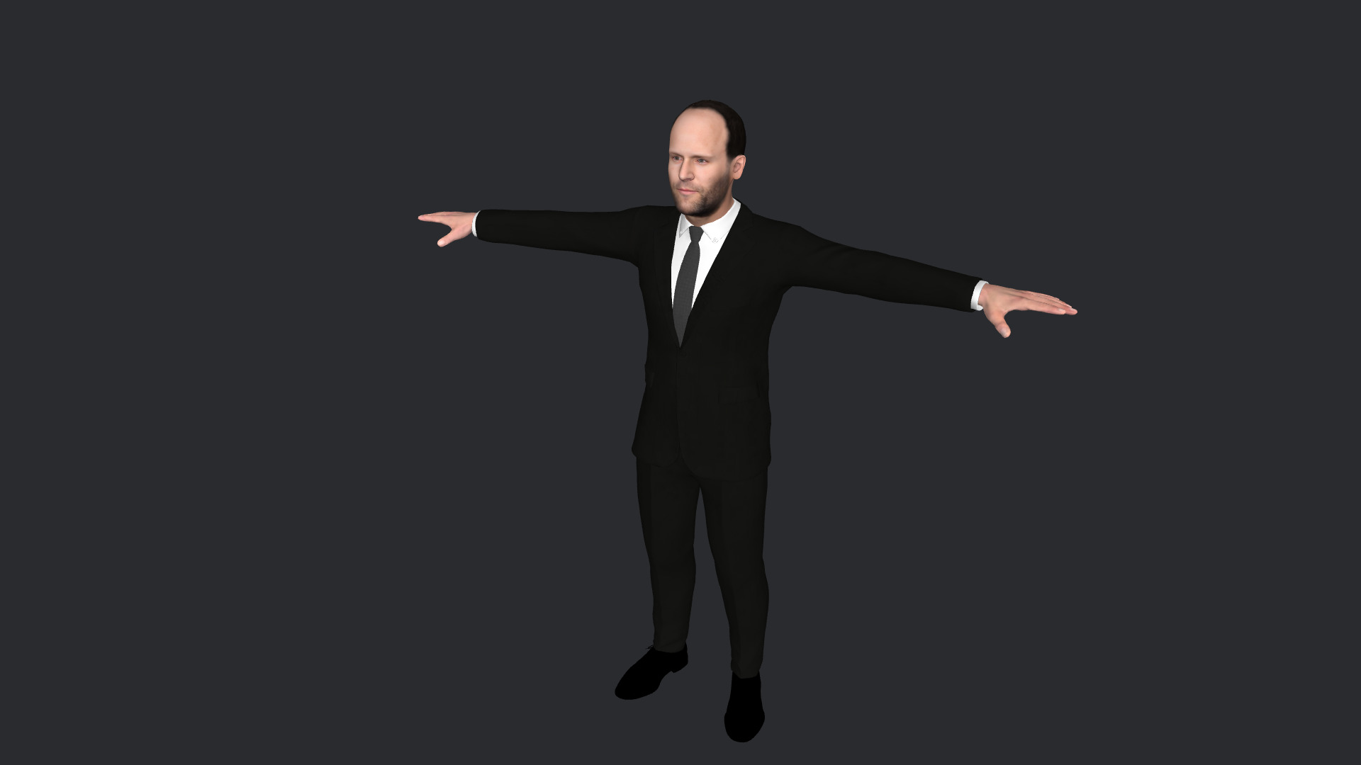 Jason Statham Hyper Realistic Full Body  Rigged 3D Character 3D model_18