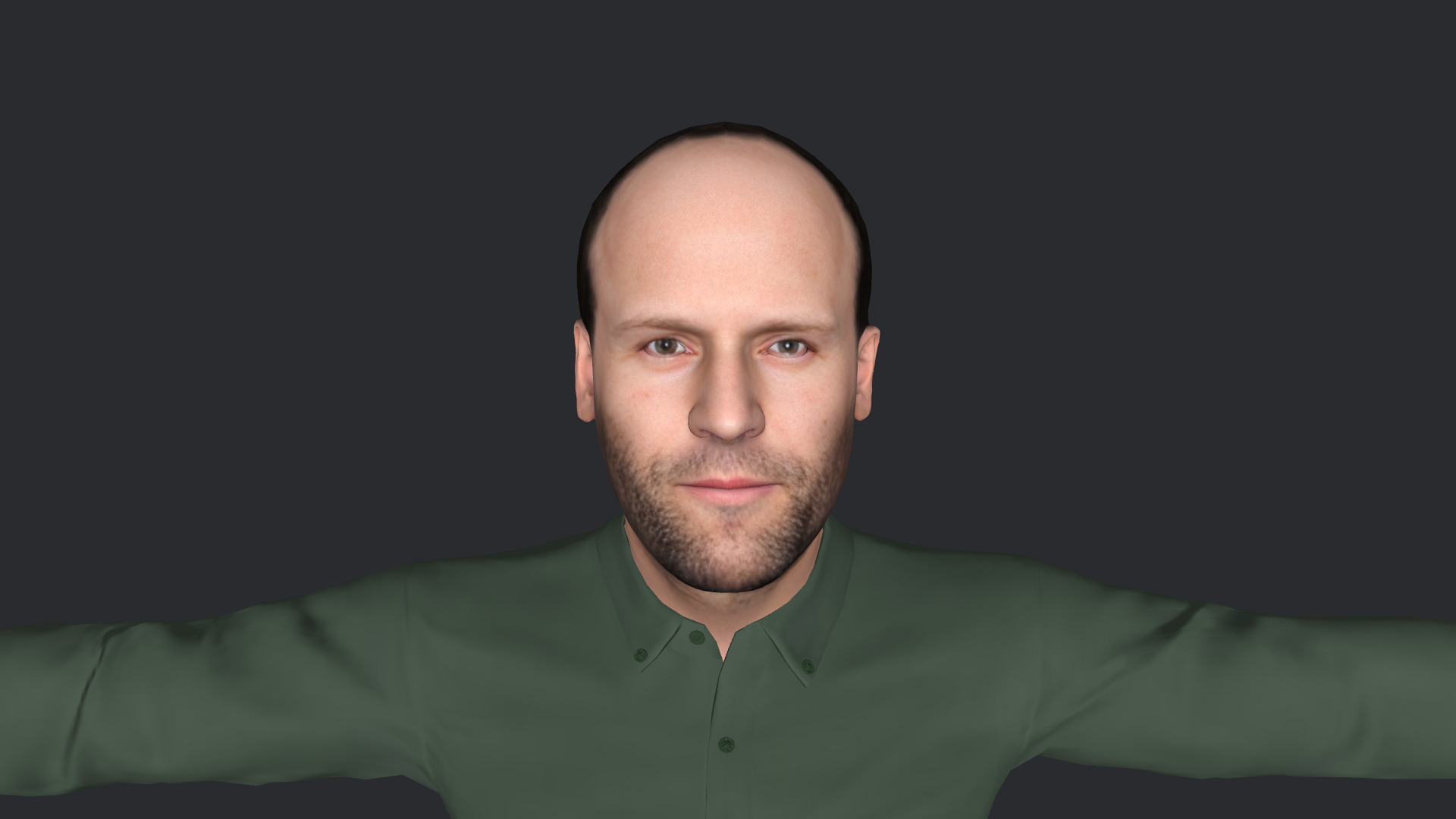 Jason Statham Hyper Realistic Full Body  Rigged 3D Character 3D model_20
